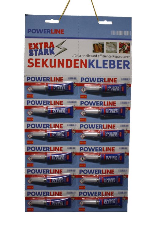 Sekundenkleber Extra Stark 100 x 12Stk. a´3g pro Tube wasserfest transparent Universale Sofortkleber