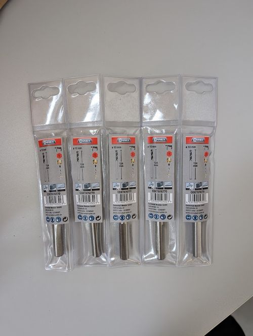 Connex COXT976770 Zentrierbohrer (10 mm, 124 mm Länge, 5er Pack)