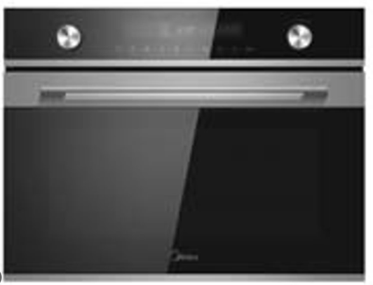 Midea Einbaubackofen mit Mikrowellenfunktion - MEK45KIX