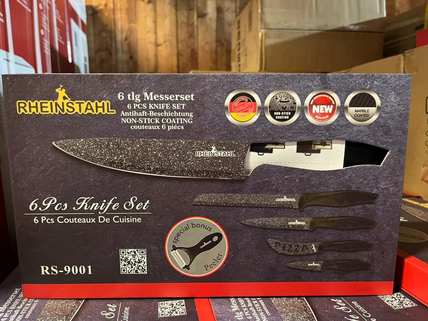 Rhine steel knife set 6 pcs. RS-9001