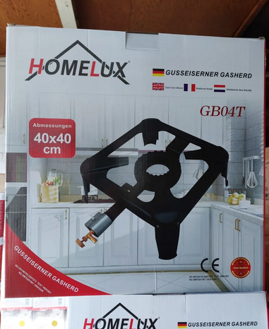 HomeLux Cast iron gas stove GB04T 40cm x 40cm