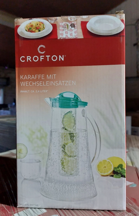 Crofton carafe with interchangeable inserts