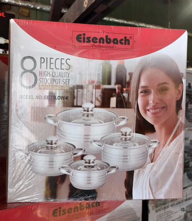 Eisenbach 8 tlg. Cookware set EB8SLOW