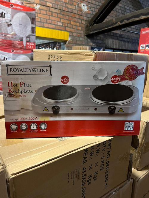 Royalty Line Double Cooking Plate DKP-2500.15 1000+1500W