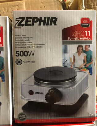 Zephir electric hotplate 500W