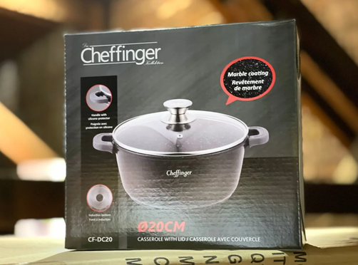 Cheffinger Topf mit Deckel 20cm