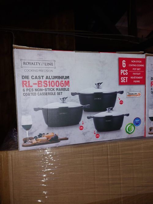 Royalty Line cooking pot set 6pcs RL-BS1006M